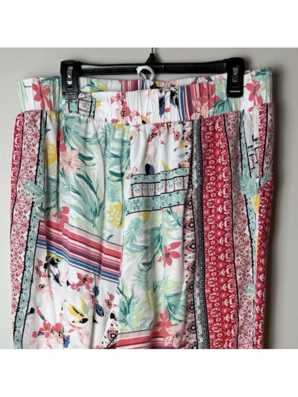 Sleep by Cacique Women's Pajama Lounge Pants Size 18 20 Wide Leg Tropical Floral - Picture 6 of 7